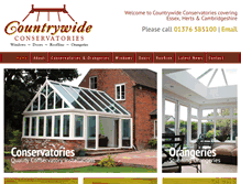 Tablet Screenshot of countrywideconservatories.co.uk